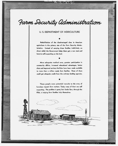 Farm Security Administration rehabilitation panel