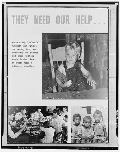 Part of panel for nutrition exhibit