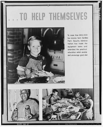 Part of panel for nutrition exhibit