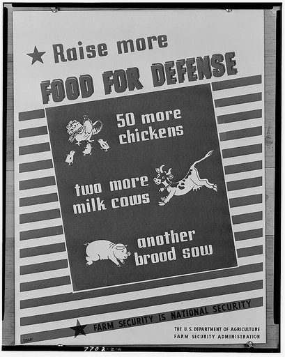 "Food for Defense" poster