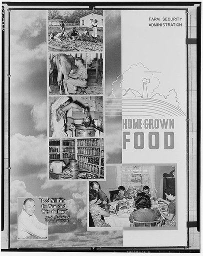 Farm Security Administration exhibit (Home-Grown Food)