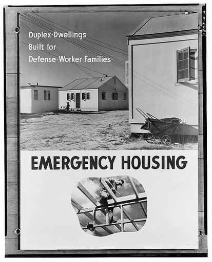 Farm Security Administration exhibit (Emergency Housing)