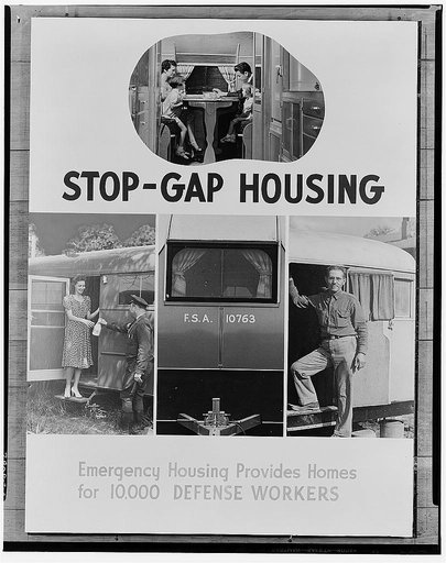 Farm Security Administration exhibit (Stopgap Housing)