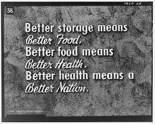 Better storage means better food. Better food means better health. Better health means a better nation