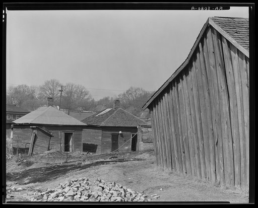 Negro houses. Tupelo, Mississippi