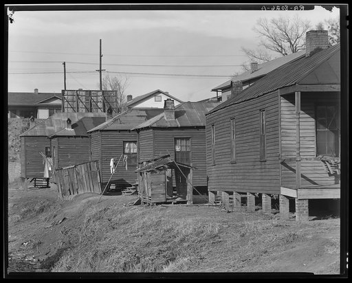 Negro houses. Vicksburg, Mississippi