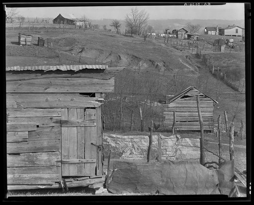 View in outskirts of town. Negro farm. Tupelo, Mississippi