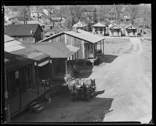 View in Negro quarter. Atlanta, Georgia