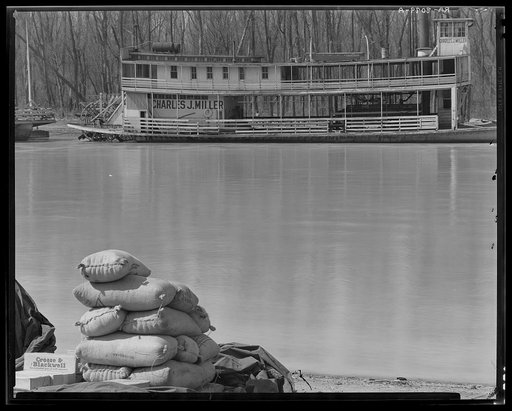 Mississippi River steamboat. Vicksburg, Mississippi