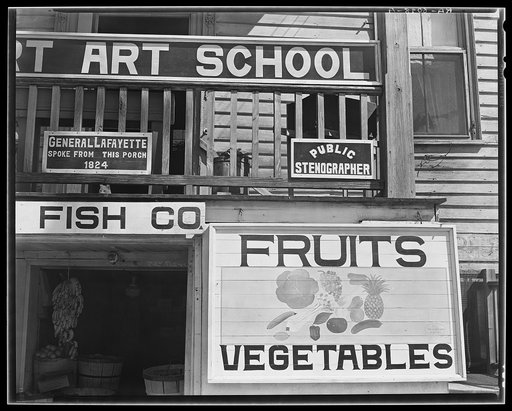 Fruit sign. Beaufort, South Carolina