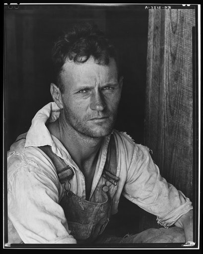 Floyd Burroughs, cotton sharecropper. Hale County, Alabama
