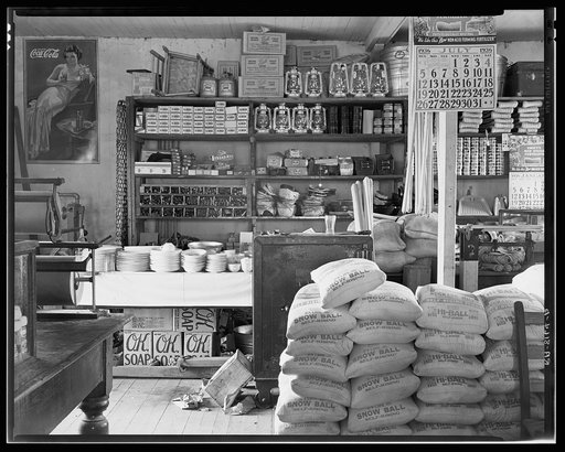 General store interior. Moundville, Alabama