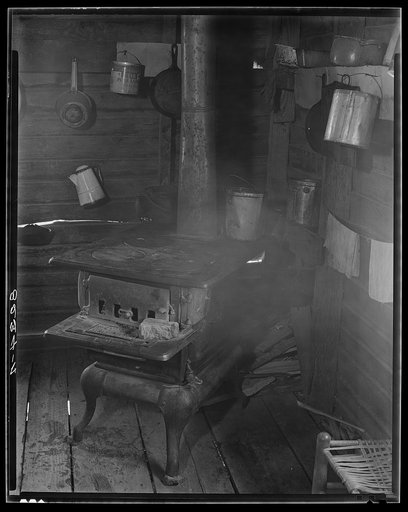 Kitchen corner in Alabama tenant farmer's house
