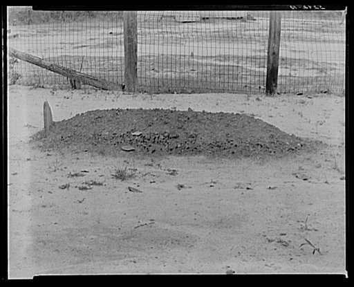 Country grave, Southeastern U.S.