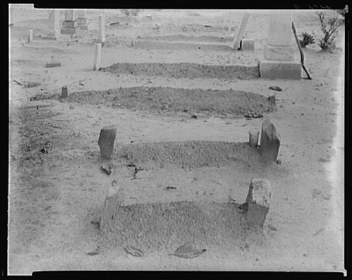 Country graveyard, Southeastern U.S.