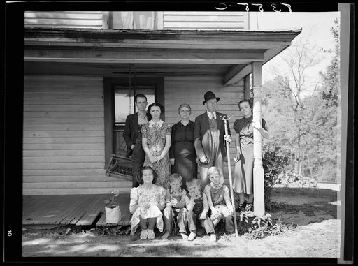 North Carolina farmer and family. Guilford County