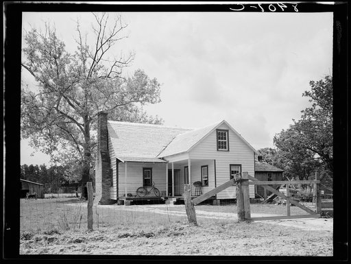 Remodeled house of rehabilitation client. Beaufort County, North Carolina