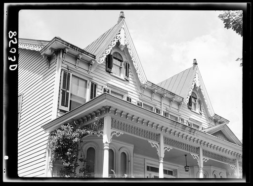 Detail of typical Dover home. Delaware