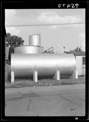 Gas tanks. Rosslyn, Virginia