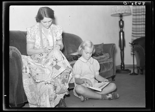 Mother and daughter at Greenhills, Ohio
