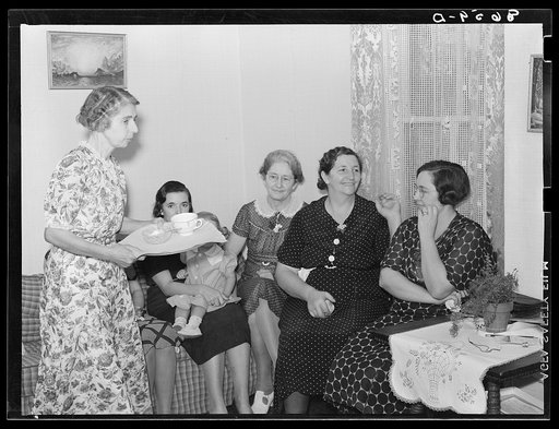 Farm ladies at meeting of the Helping Hand society. Gage County, Nebraska
