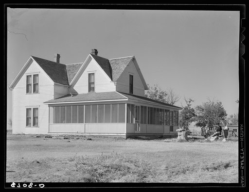 House on farm bought by Jack Gardinier under tenant purchase program. Ottawa County, Kansas