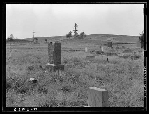 Graveyard near Sutherland, Nebraska