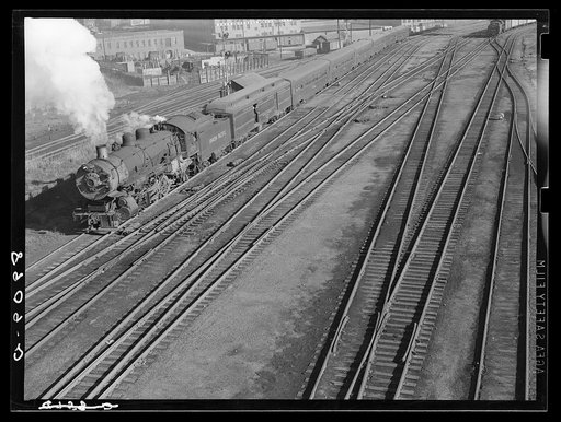 Union Pacific yards. Omaha, Nebraska