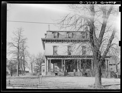 Rooming house, formerly the home of the Creighton family, pioneers in Omaha, Nebraska