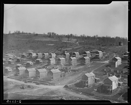 Company houses in coal town. Kempton, West Virginia