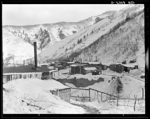 Utah coal mining town. Consumers, near Price, Utah. "Dumping grounds of the West"