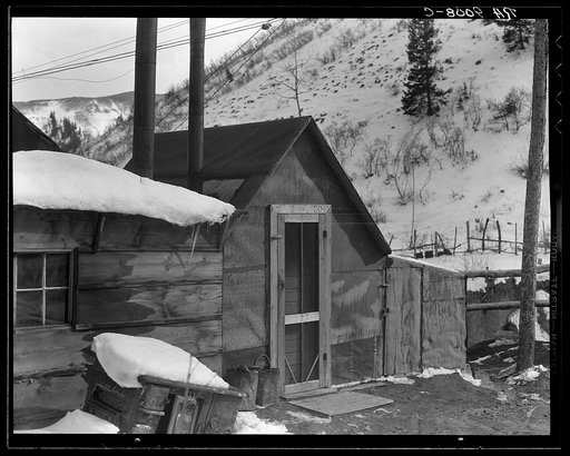 Utah coal miner's house. Consumers, near Price, Utah