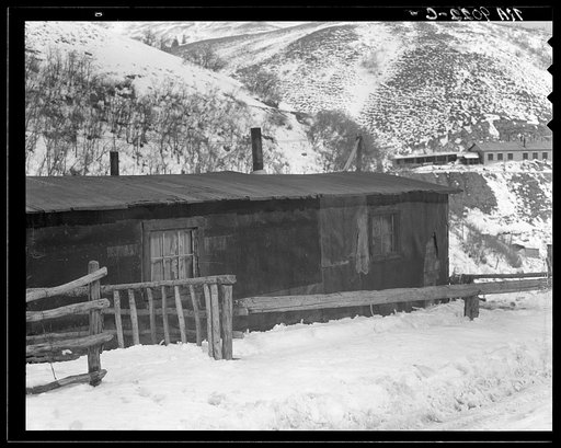 Company housing, Utah coal town. Consumers, near Price, Utah
