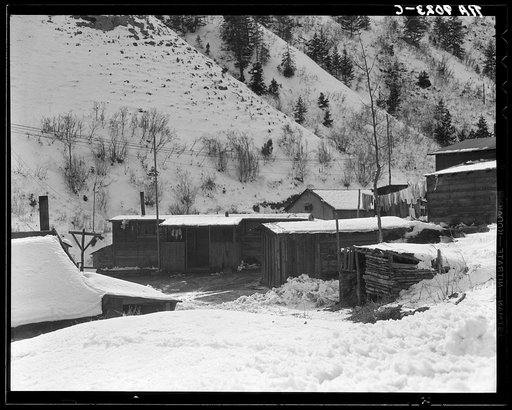 Miner's housing, company-owned, in Utah coal town. Consumers, near Price, Utah