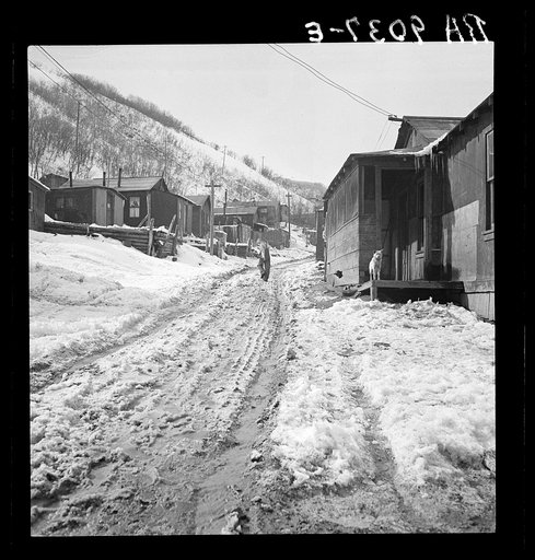 Main street in a Utah coal mining settlement. Consumers, near Price