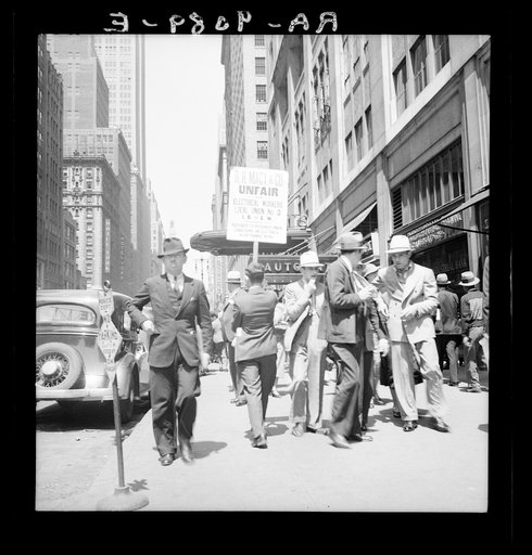 New York City street scene