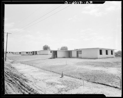 Hightstown, New Jersey. Home under construction. Thirty-five of these homes to be completed and ready for occupancy by July 15, 1936