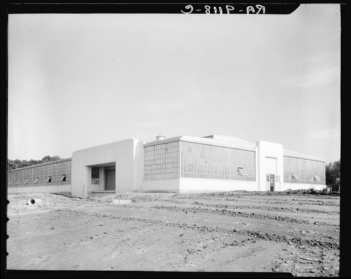 Hightstown, New Jersey. View of nearly completed factory for garment workers