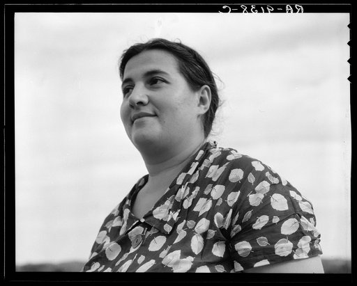 Hightstown, New Jersey. Jewish-American farm mother, Mrs. Cohen, wife of the farm manager