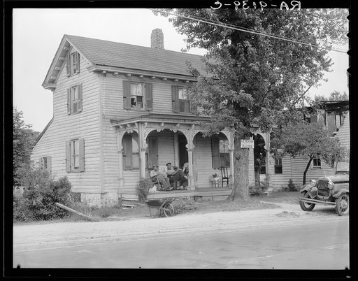 Home of idle American workman. Near Bridgton, New Jersey