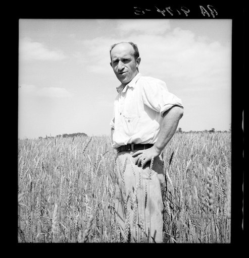 Member of the Hightstown farm group says: "Who says Jews can't farm?" Hightstown, New Jersey