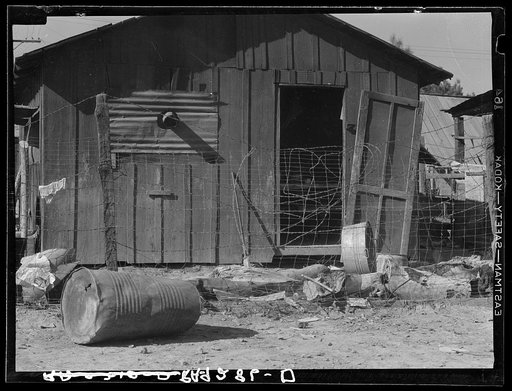Slums of Brawley, California. Imperial Valley