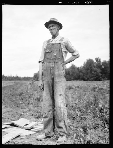 One of the evicted sharecroppers from Arkansas now settled at Hill House, Mississippi