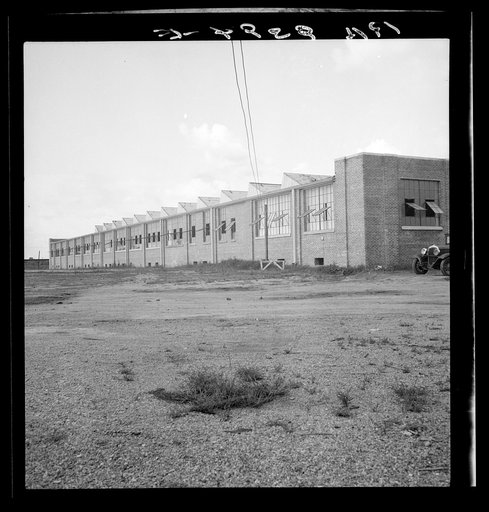 Textile factory built by Work Projects Administration (WPA) and leased to private industry to bring payroll to Brookhaven, Mississippi
