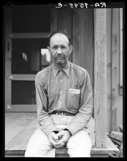 President of the Southern Tenant Farmers Union at Hill House, Mississippi