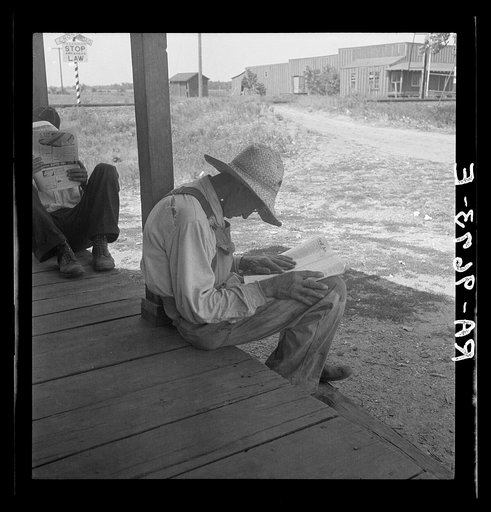 The key figure in the 1936 presidential campaign, the American farmer. Oklahoma