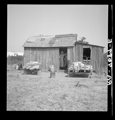 People living in miserable poverty. Elm Grove, Oklahoma County, Oklahoma