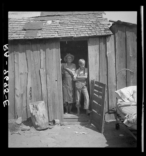 People living in miserable poverty, Elm Grove, Oklahoma County, Oklahoma