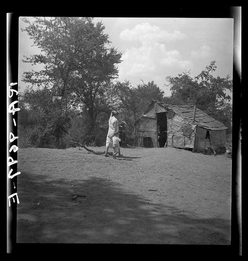 The home of a family in Oklahoma County. Elm Grove, Oklahoma