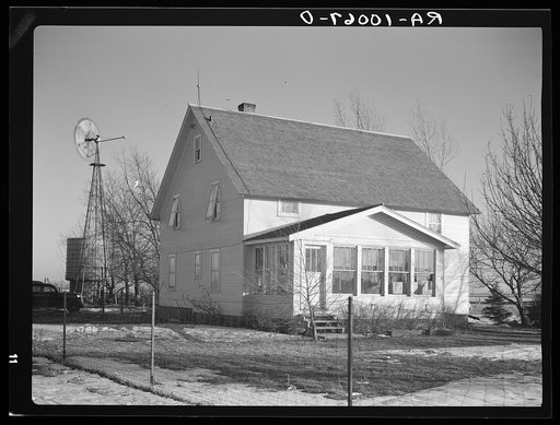 Recently remodeled house on G.H. West farm. This farm is owner-operated near Estherville, Iowa
